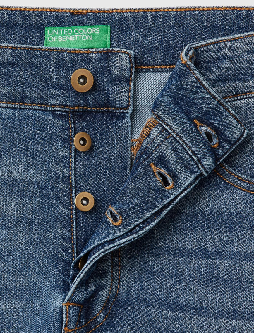 Erkek Koyu Mavi Slim Fit Jean Pantolon Erkek Koyu Mavi Slim Fit Jean Pantolon