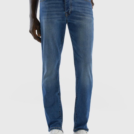 Erkek Koyu Mavi Slim Fit Jean Pantolon Erkek Koyu Mavi Slim Fit Jean Pantolon