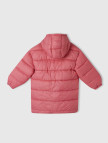 Erkek Çocuk Fuşya Benetton Logo İşlemeli Uzun Mont