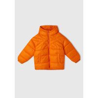 Erkek Çocuk Turuncu Benetton Logo İşlemeli Mont