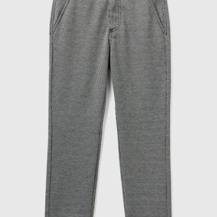 Erkek Çocuk Siyah Mix Mikro Desenli Pantolon Erkek Çocuk Siyah Mix Mikro Desenli Pantolon