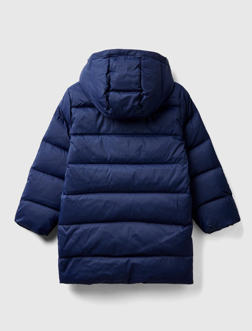 Erkek Çocuk Lacivert Logo İşlemeli Kaztüyü Uzun Mont Erkek Çocuk Lacivert Logo İşlemeli Kaztüyü Uzun Mont