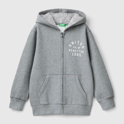 Erkek Çocuk Antrasit Melanj Şardonlu Kapşonlu Sweatshirt Erkek Çocuk Antrasit Melanj Şardonlu Kapşonlu Sweatshirt