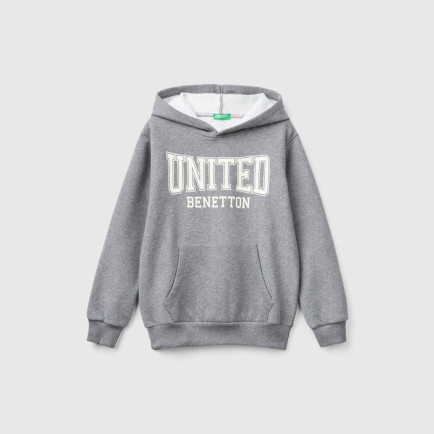 Erkek Çocuk Antrasit Melanj Önü Logo Baskılı Kanguru Cepli Kapüşonlu Sweatshirt Erkek Çocuk Antrasit Melanj Önü Logo Baskılı Kanguru Cepli Kapüşonlu Sweatshirt