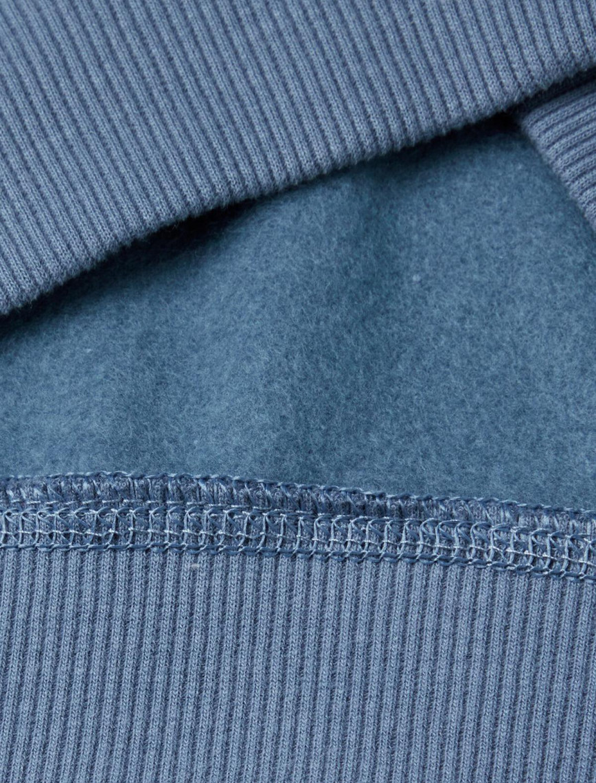 Erkek Çocuk Havacı Mavi Şardonlu Kapşonlu Sweatshirt