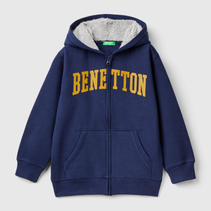 Erkek Çocuk Lacivert Şardonlu Kapşonlu Sweatshirt Erkek Çocuk Lacivert Şardonlu Kapşonlu Sweatshirt