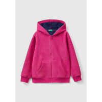 Erkek Çocuk Fuşya Etiket Detaylı Sweatshirt