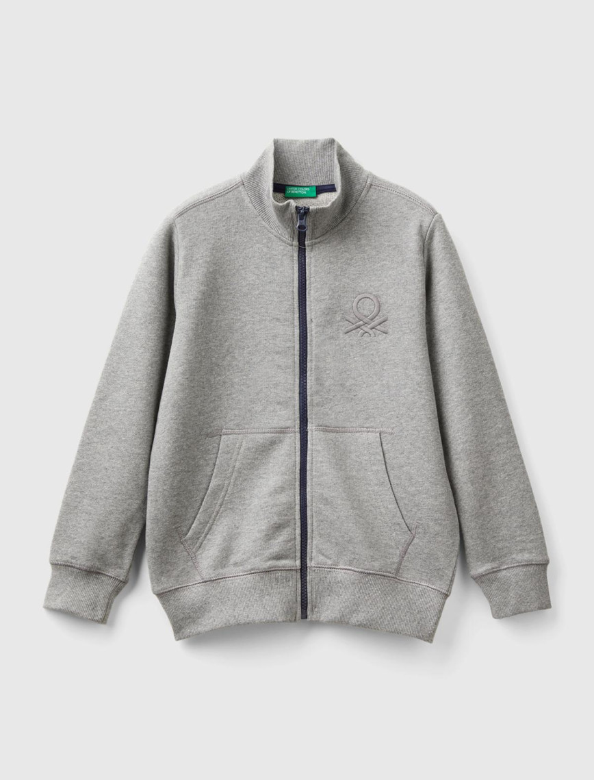 Erkek Çocuk Antrasit Melanj Logolu Sweatshirt Erkek Çocuk Antrasit Melanj Logolu Sweatshirt