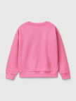 Kız Çocuk Pembe Önü Kalpli Payetli Düşük Omuz Bisiklet Yaka Sweatshirt Kız Çocuk Pembe Önü Kalpli Payetli Düşük Omuz Bisiklet Yaka Sweatshirt
