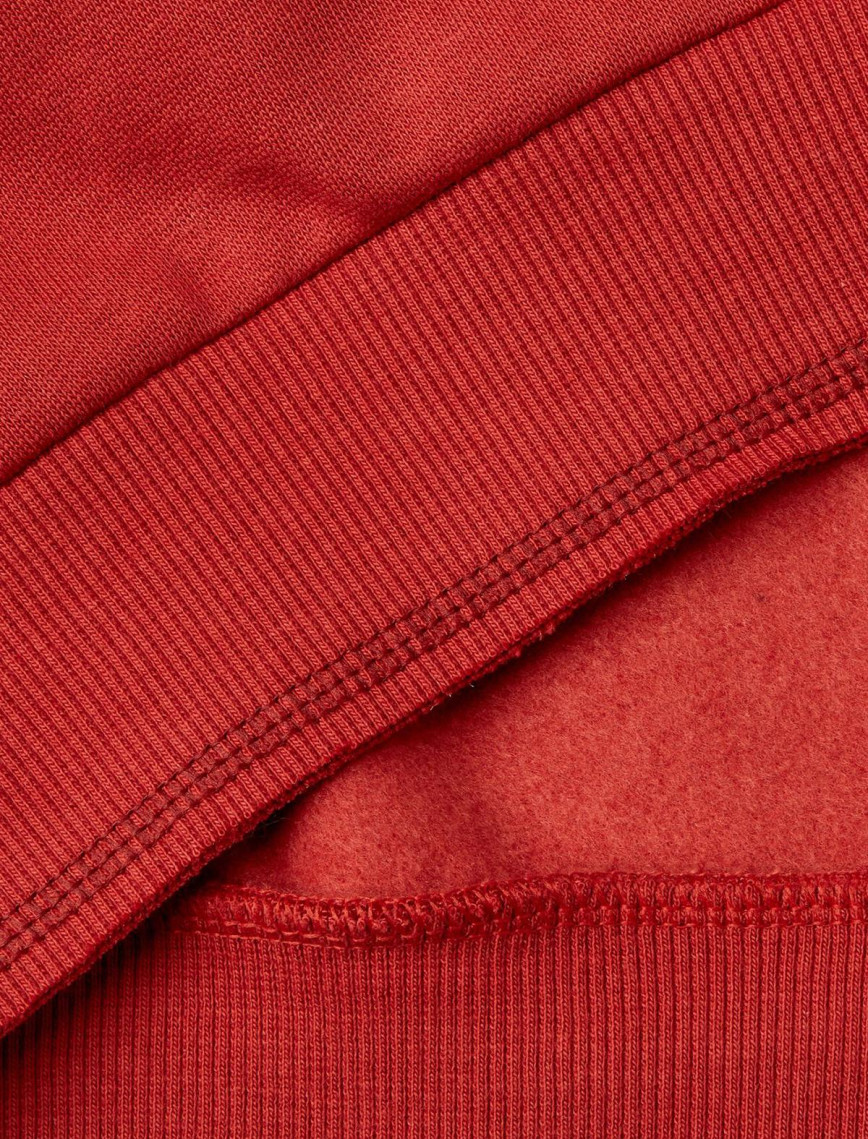 Erkek Çocuk Tarçın Önü ve Sol Kolu Baskılı Bisiklet Yaka Sweatshirt Erkek Çocuk Tarçın Önü ve Sol Kolu Baskılı Bisiklet Yaka Sweatshirt