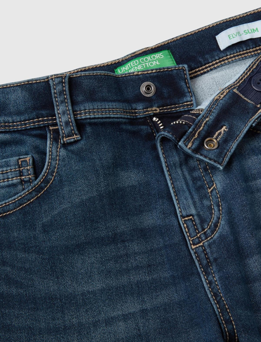 Erkek Çocuk Koyu Denim Denim Pantolon Erkek Çocuk Koyu Denim Denim Pantolon