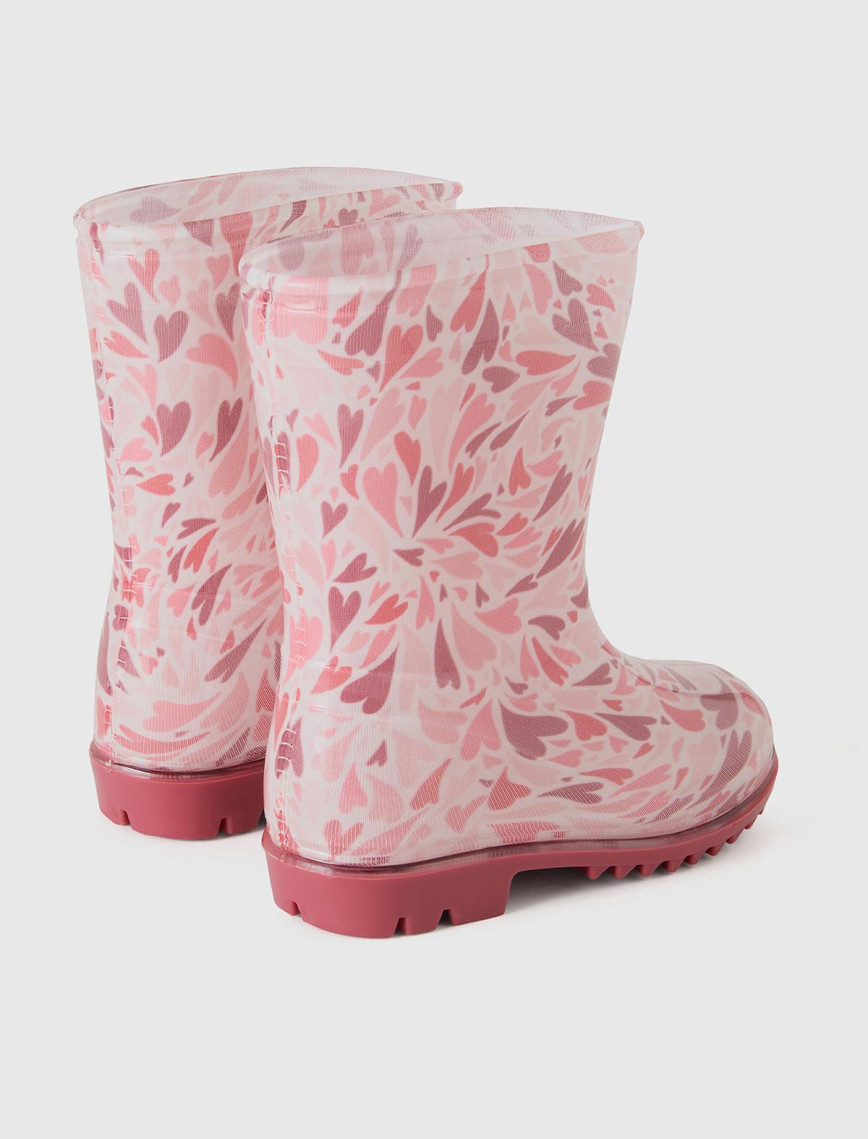 Erkek Çocuk Pembe Mix Yağmur Çizmesi Erkek Çocuk Pembe Mix Yağmur Çizmesi