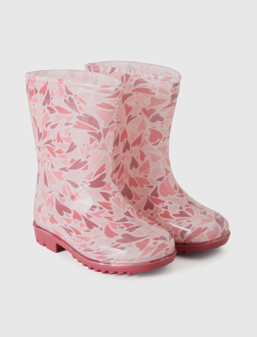 Erkek Çocuk Pembe Mix Yağmur Çizmesi Erkek Çocuk Pembe Mix Yağmur Çizmesi