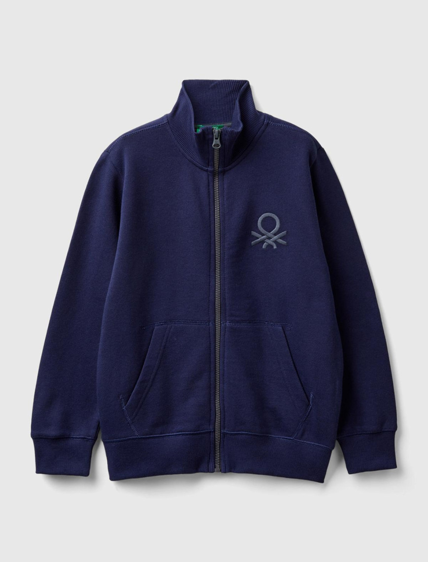 Erkek Çocuk Lacivert Logolu Sweatshirt