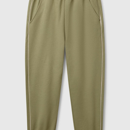 Erkek Çocuk Haki Logolu Arka Cep Detaylı Beli Lastikli Manşetli Eşofman Altı Erkek Çocuk Haki Logolu Arka Cep Detaylı Beli Lastikli Manşetli Eşofman Altı