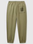 Erkek Çocuk Haki Logolu Arka Cep Detaylı Beli Lastikli Manşetli Eşofman Altı Erkek Çocuk Haki Logolu Arka Cep Detaylı Beli Lastikli Manşetli Eşofman Altı