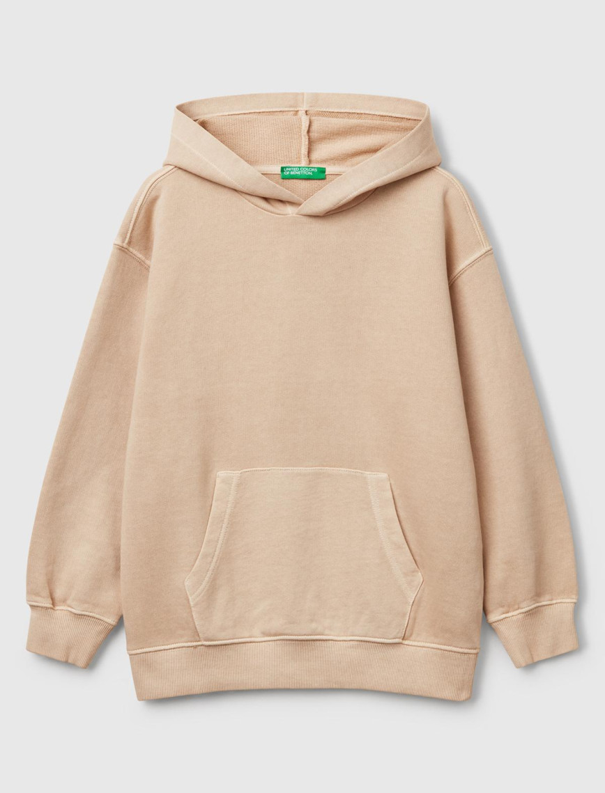 Erkek Çocuk Antrasit Baskılı Soluk Efektli Kese Cepli Kapüşonlu Sweatshirt Erkek Çocuk Antrasit Baskılı Soluk Efektli Kese Cepli Kapüşonlu Sweatshirt