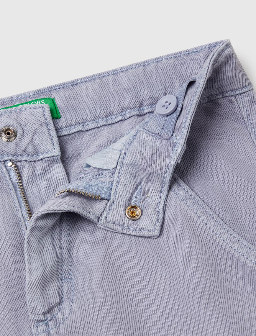 Kız Çocuk Lila %100 Liyosel Logo İşlemeli Yanı Halka Detaylı Pantolon Kız Çocuk Lila %100 Liyosel Logo İşlemeli Yanı Halka Detaylı Pantolon