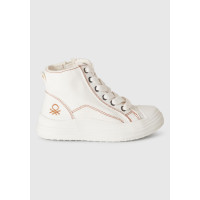 Erkek Çocuk Beyaz Logo Detaylı Sneaker Erkek Çocuk Beyaz Logo Detaylı Sneaker