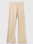 Kadın Bej Geniş Paça Pantolon Kadın Bej Geniş Paça Pantolon