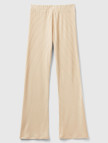 Kadın Bej Geniş Paça Pantolon Kadın Bej Geniş Paça Pantolon