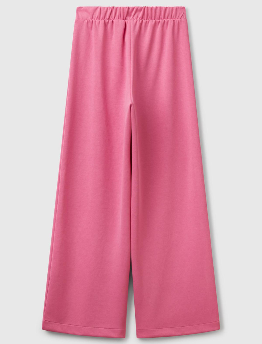 Kadın Pembe Logo Baskılı Beli Lastikli Bol Kesim Eşofman Altı Kadın Pembe Logo Baskılı Beli Lastikli Bol Kesim Eşofman Altı