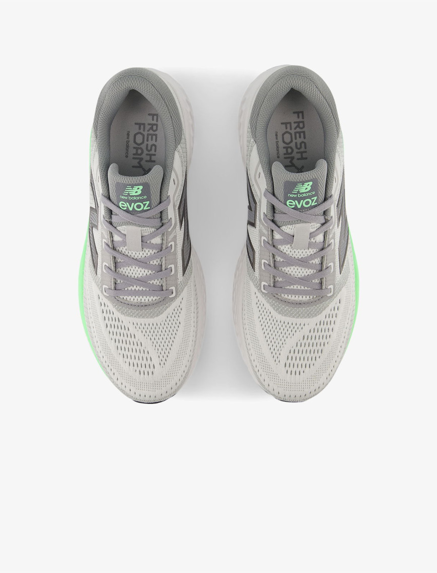 New Balance Fresh Foam EVOZ v4 Erkek Gri Koşu Ayakkabısı