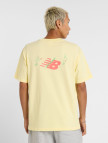 New Balance Athletics Tennis Cartoon Erkek Sarı T-Shirt New Balance Athletics Tennis Cartoon Erkek Sarı T-Shirt