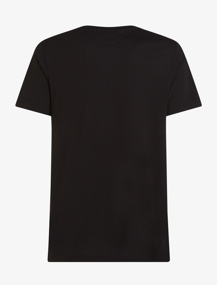 Tommy Hilfiger Chest Insert Erkek Siyah T-Shirt Tommy Hilfiger Chest Insert Erkek Siyah T-Shirt