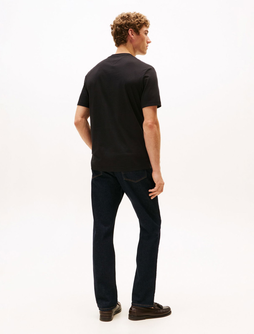 Tommy Hilfiger Chest Insert Erkek Siyah T-Shirt Tommy Hilfiger Chest Insert Erkek Siyah T-Shirt