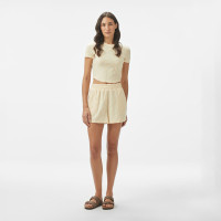 Guess Peony Kadın Krem Rengi Şort Guess Peony Kadın Krem Rengi Şort