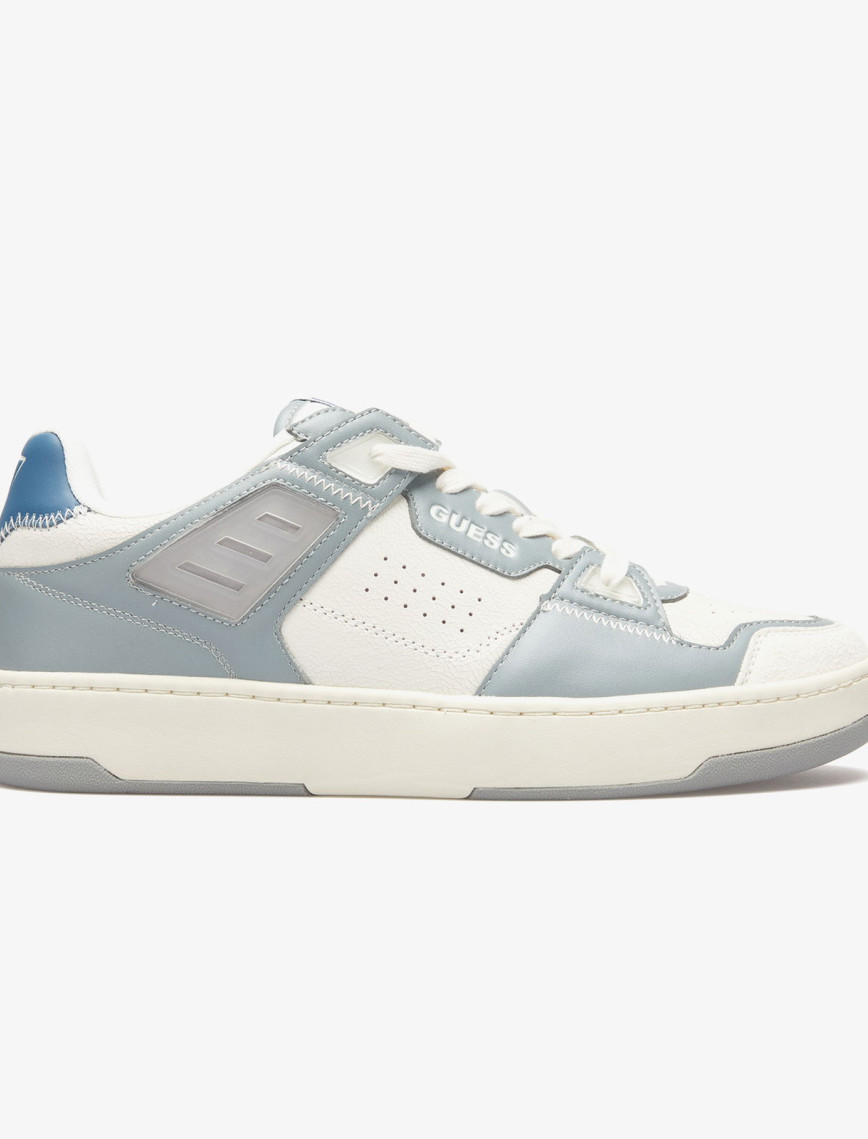 Guess Vincent Pelle Stampata Erkek Beyaz Sneaker Guess Vincent Pelle Stampata Erkek Beyaz Sneaker