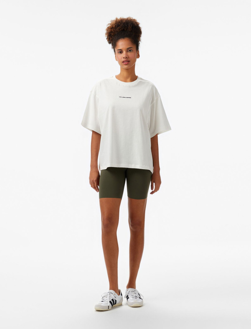 Les Benjamins 306 Kadın Beyaz T-Shirt