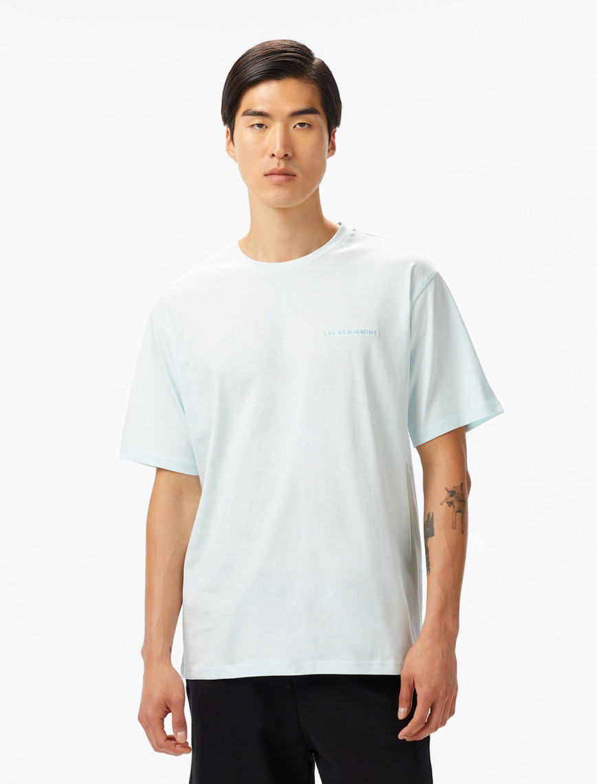Les Benjamins 311 Erkek Mavi T-Shirt Les Benjamins 311 Erkek Mavi T-Shirt