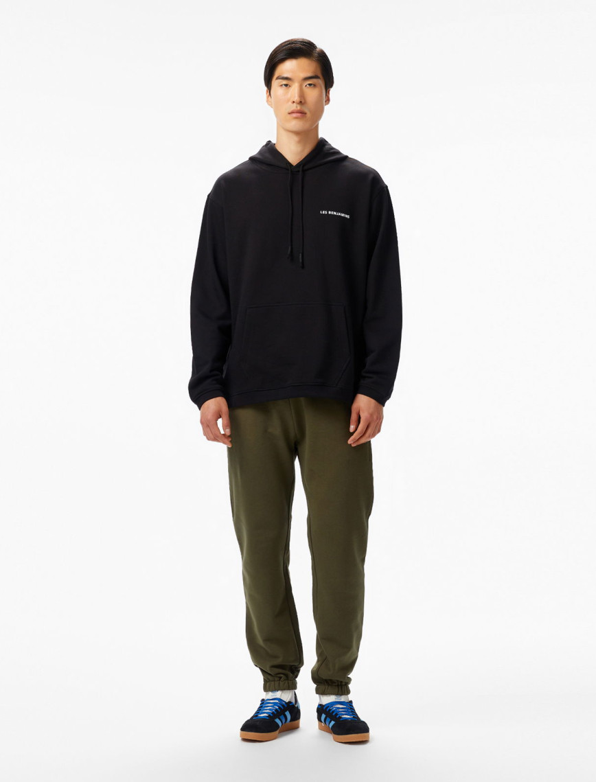 Les Benjamins Essentials Erkek Siyah Hoodie Les Benjamins Essentials Erkek Siyah Hoodie
