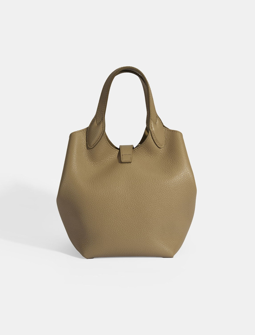 Kadın Koyu Bej Deri Omuz Çantası Kadın Koyu Bej Deri Omuz Çantası