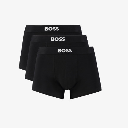 Boss Trunk One Erkek Siyah 3'Lü Boxer Boss Trunk One Erkek Siyah 3'Lü Boxer