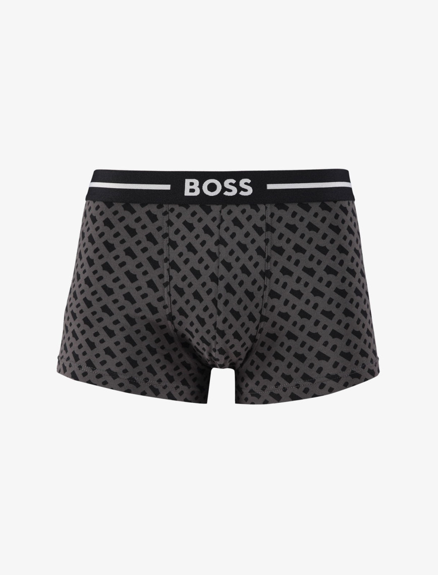 Boss Trunk 3P Bold Design Erkek Siyah Boxer Boss Trunk 3P Bold Design Erkek Siyah Boxer