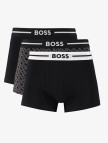 Boss Trunk 3P Bold Design Erkek Siyah Boxer Boss Trunk 3P Bold Design Erkek Siyah Boxer