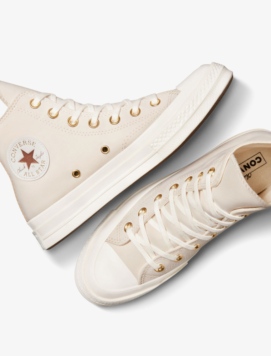 Converse Chuck 70 Metallic Patch Unisex Krem Sneaker Converse Chuck 70 Metallic Patch Unisex Krem Sneaker