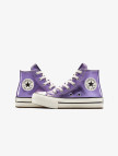 Converse Chuck Taylor All Star Eva Lift Platform Metallic Çocuk Mor Sneaker