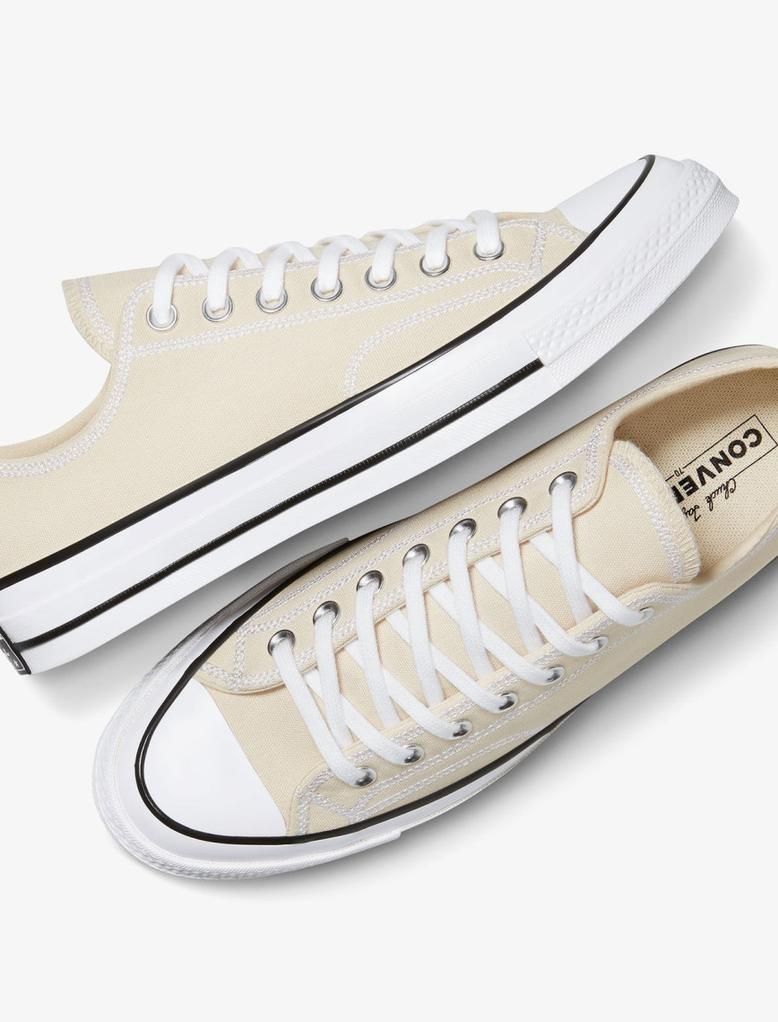 Converse Chuck 70 Crafted Unisex Krem Sneaker Converse Chuck 70 Crafted Unisex Krem Sneaker
