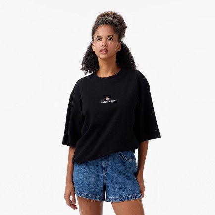 Converse Oversize Fit Erkek Siyah T-shirt Converse Oversize Fit Erkek Siyah T-shirt