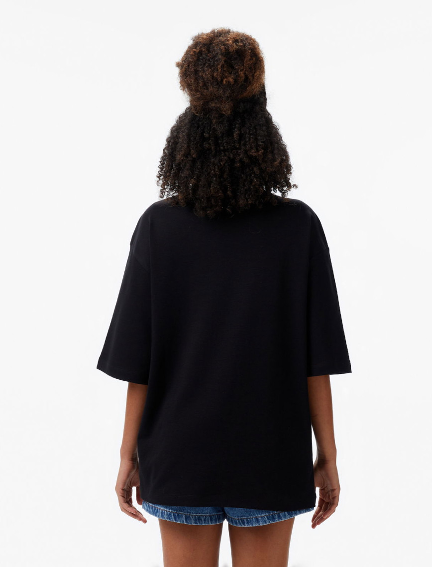 Converse Oversize Fit Erkek Siyah T-shirt Converse Oversize Fit Erkek Siyah T-shirt