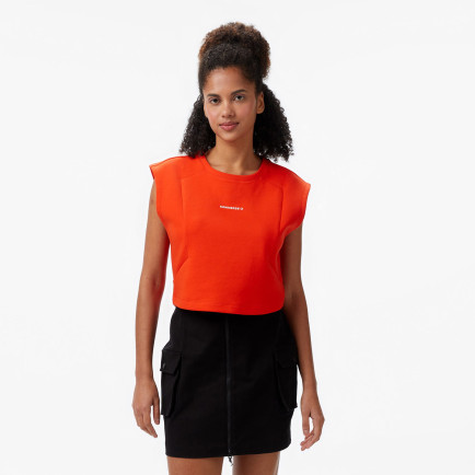 Converse Star Chevron Baskılı Kadın Kırmızı T-Shirt Converse Star Chevron Baskılı Kadın Kırmızı T-Shirt