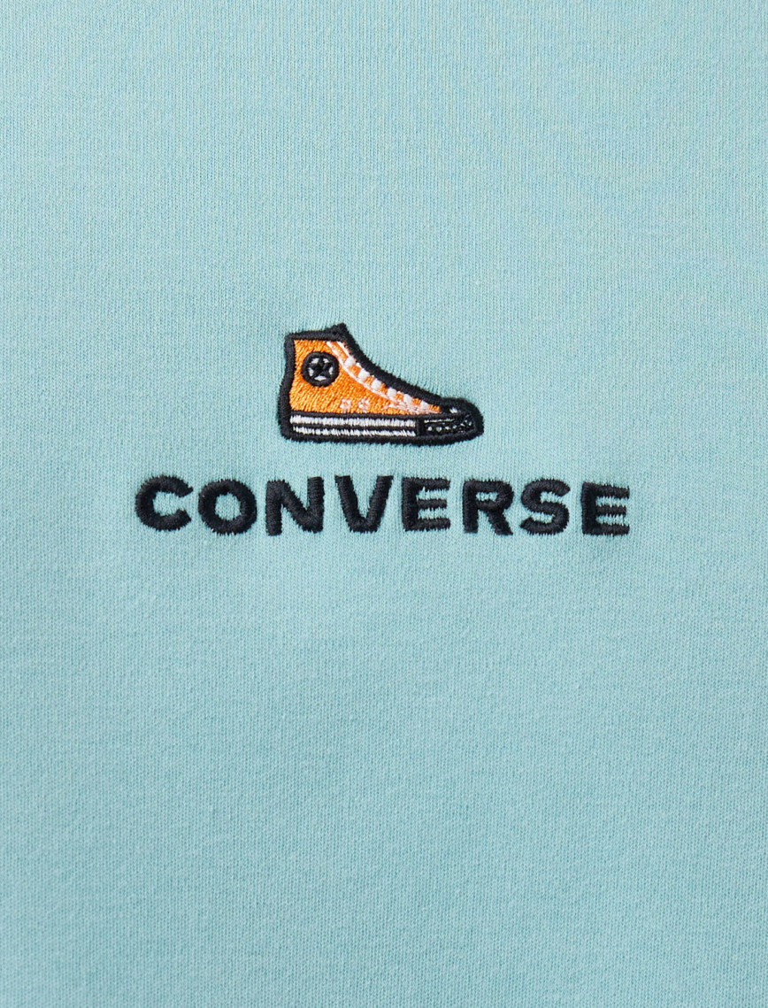Converse Oversize Fit Erkek Mavi T-shirt Converse Oversize Fit Erkek Mavi T-shirt