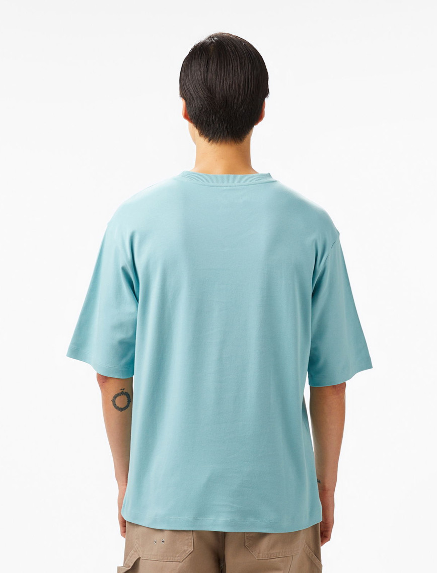 Converse Oversize Fit Erkek Mavi T-shirt Converse Oversize Fit Erkek Mavi T-shirt