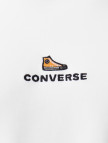 Converse Oversize Fit Erkek Beyaz T-shirt Converse Oversize Fit Erkek Beyaz T-shirt