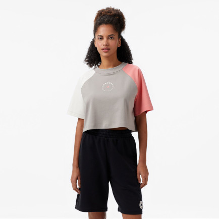 Converse Star Chevron Baskılı Kadın Gri T-Shirt Converse Star Chevron Baskılı Kadın Gri T-Shirt