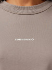 Converse Star Chevron Oversize Fit Baskılı Erkek Bej T-shirt Converse Star Chevron Oversize Fit Baskılı Erkek Bej T-shirt